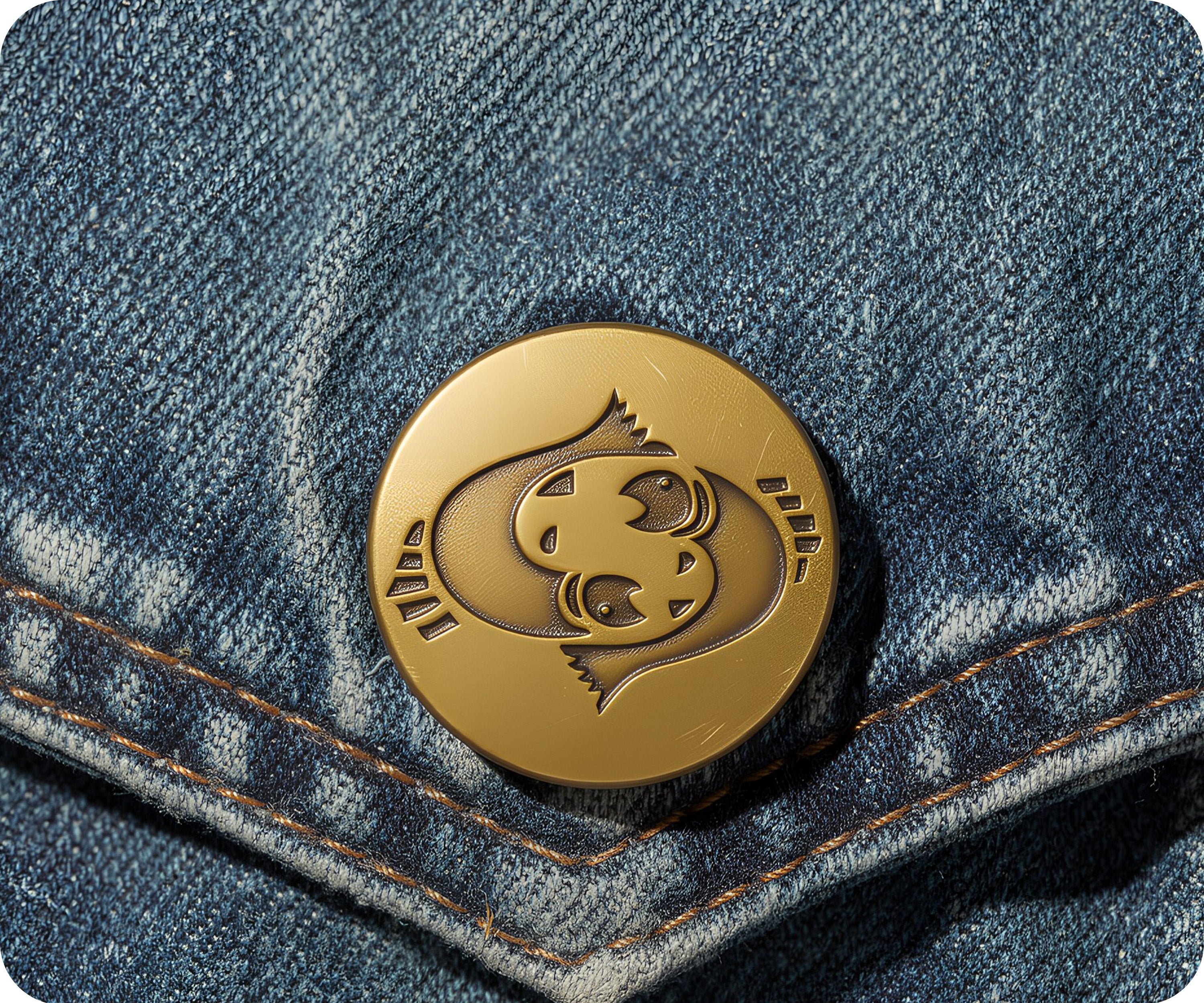 Pisces Zodiac Sign Pin Badge