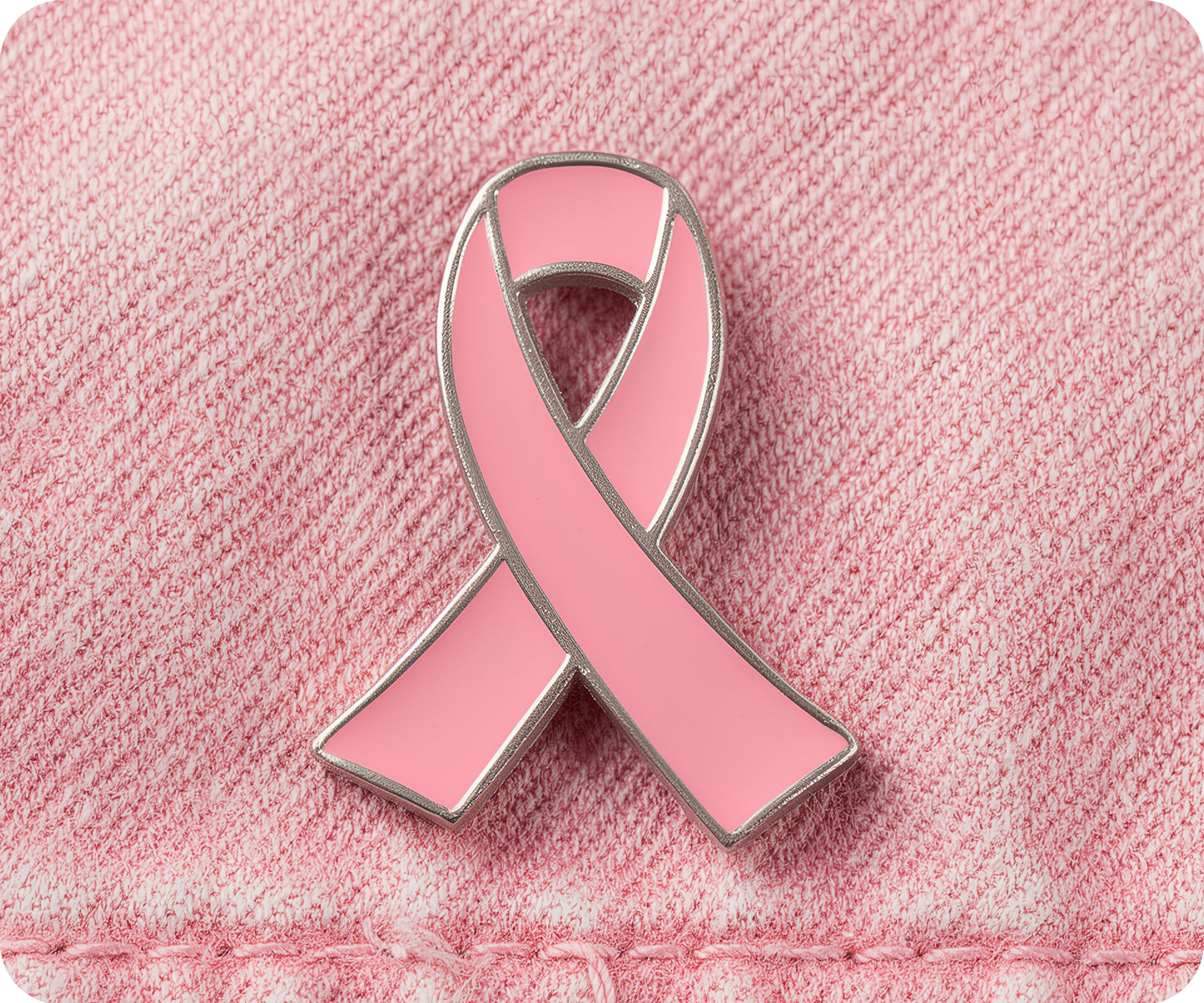 Pin de cinta rosa Imagen secundaria del producto
