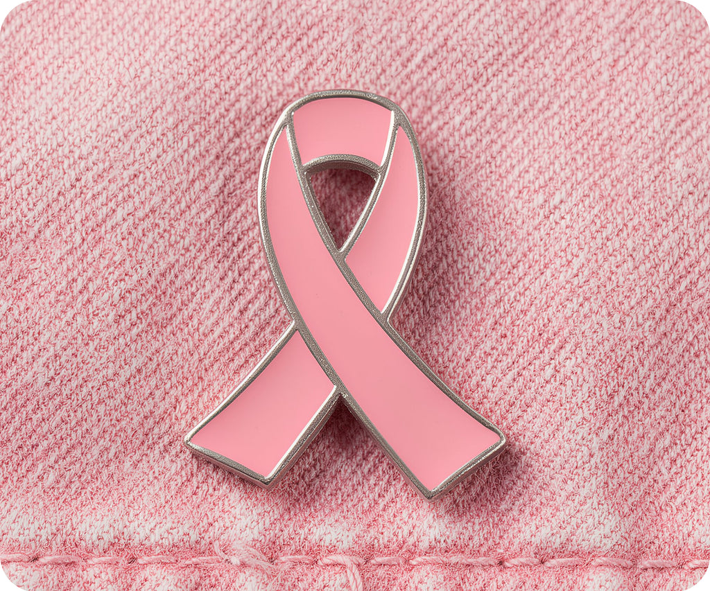 Pink Ribbon Pin Badge