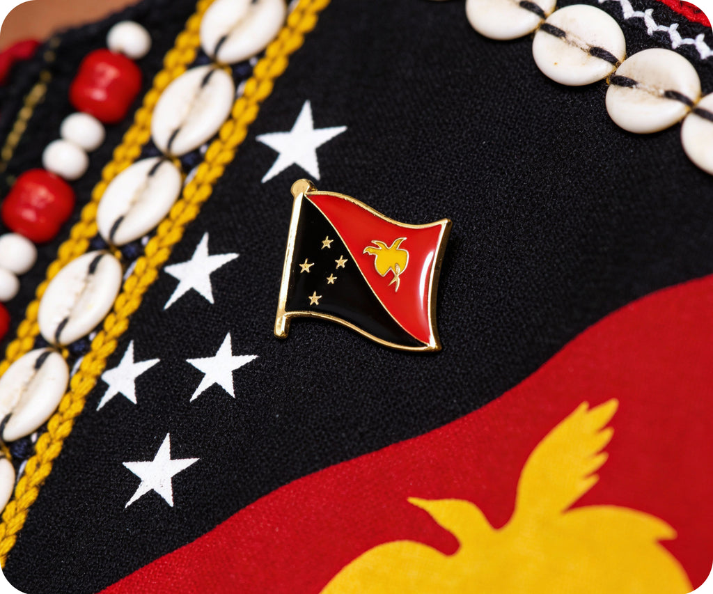 Papua New Guinea Flag Pin Badge