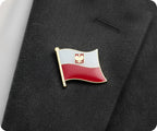 Poland Naval Crest Flag Pin Badge