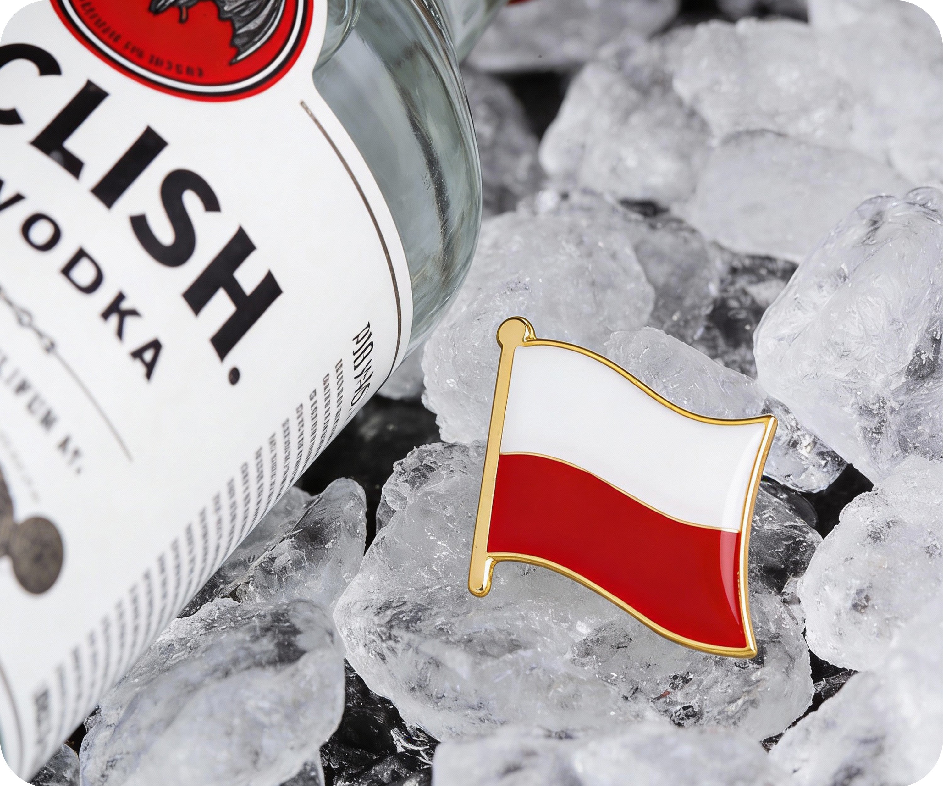 Pin con la bandera de Polonia Imagen secundaria del producto
