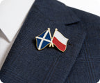 Scotland & Poland Friendship Pin Badge