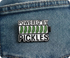 Powered By Pickles Pin Badge
