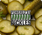 Powered By Pickles Pin Badge