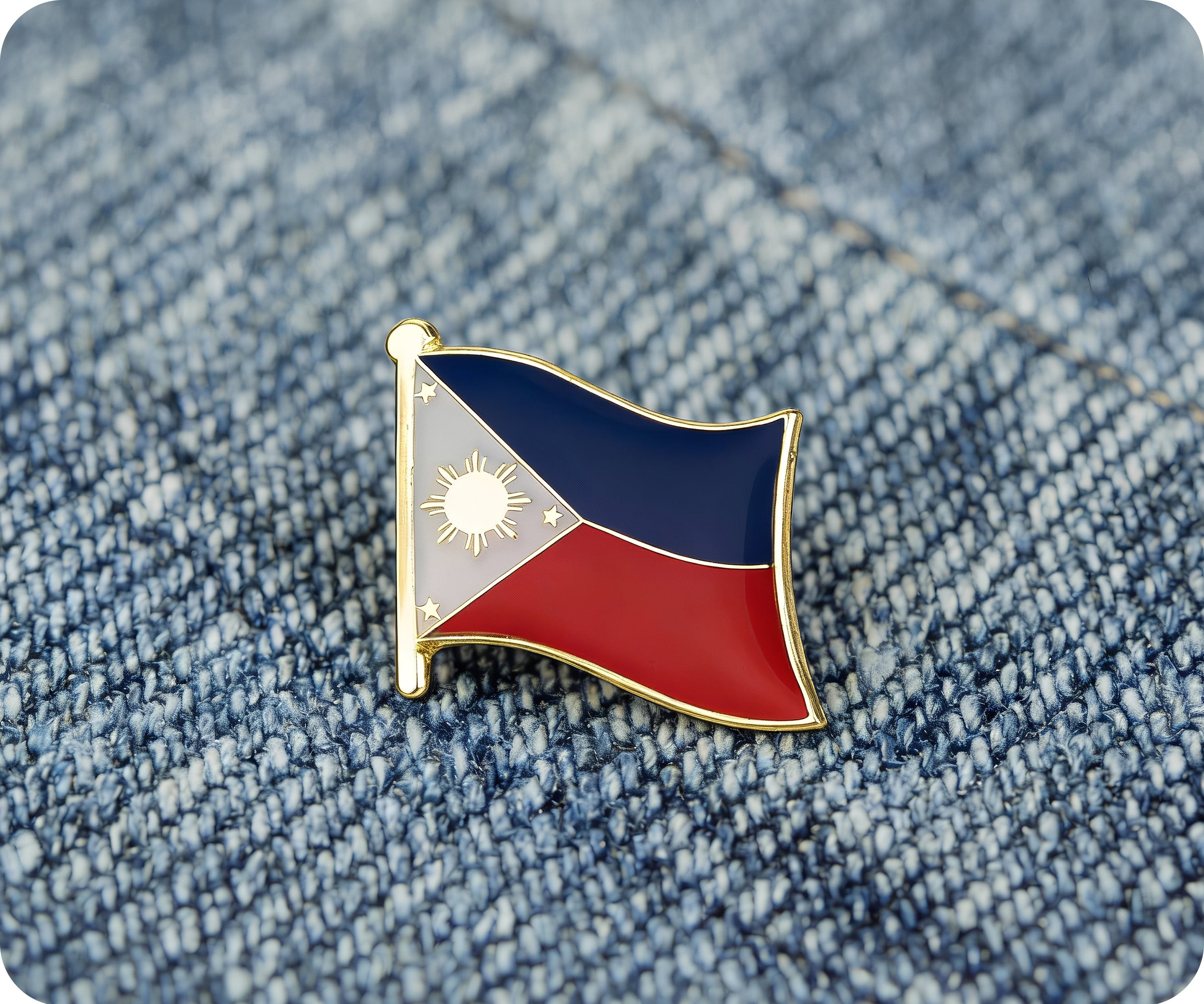 Philippines Flag Pin Badge