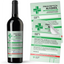 3 X Prescription Alcohol Green Stickers