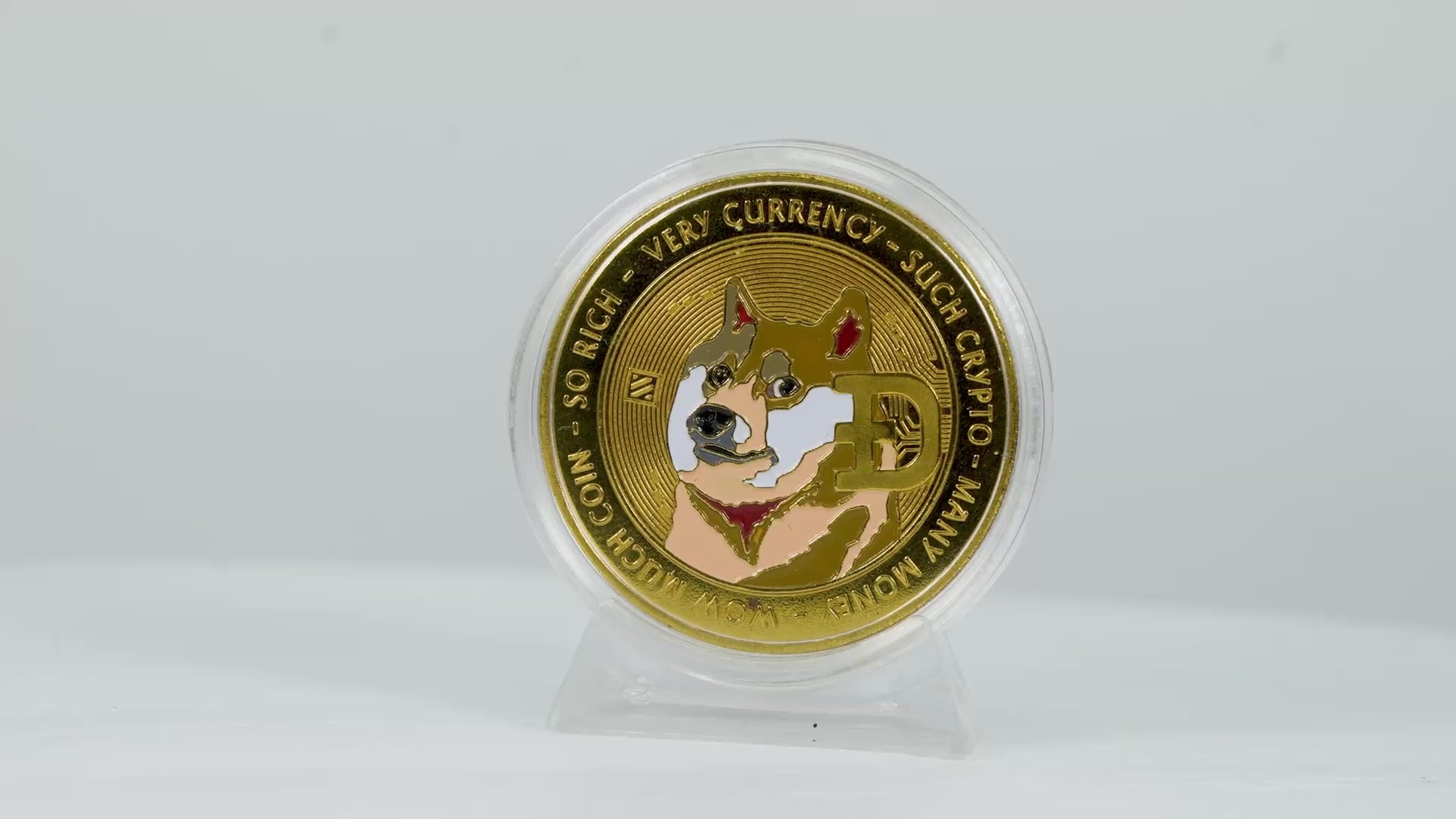 Moneda conmemorativa de Dogecoin – Edición "Hacia la Luna"