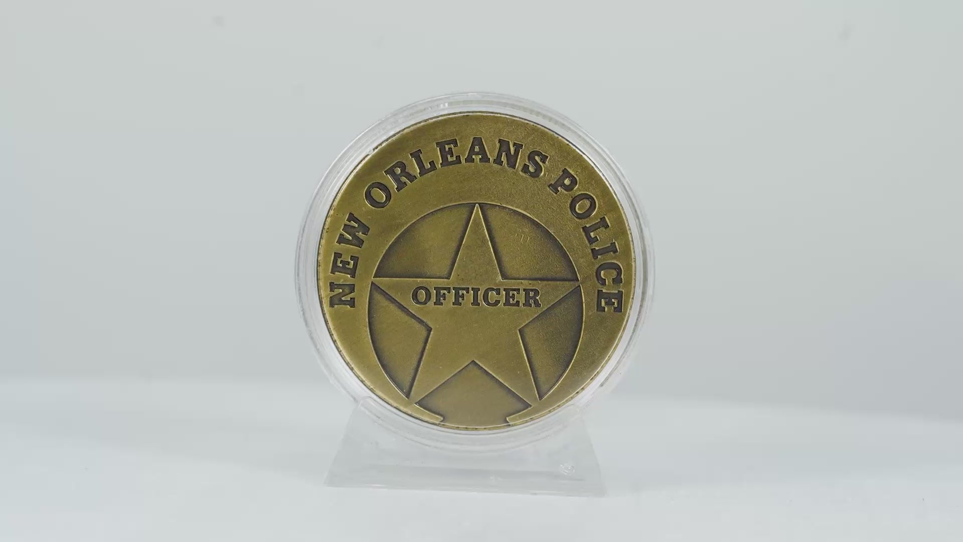Moneda Conmemorativa de la Policía de Nueva Orleans y San Miguel