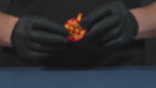 Red Bauble Christmas Decoration Patch Iron On (4 x 4cm)