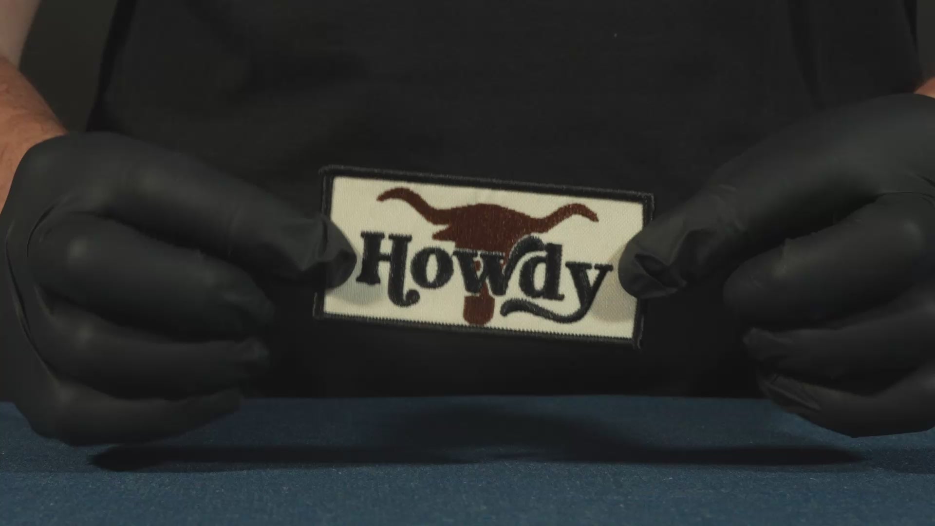 Howdy Buffalo Wild West Patch Iron On (9x 4cm)