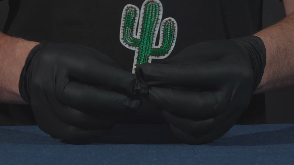 Cactus 2 Arm Wild West Patch Iron On (8 x 5cm)