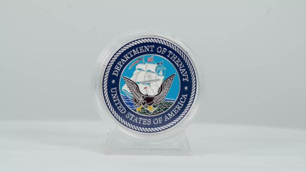 United States Navy Commemorative Coin – Dual Emblem Edition
