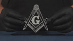 Free Masons Masonic Black Patch Iron On (9 x 9cm)