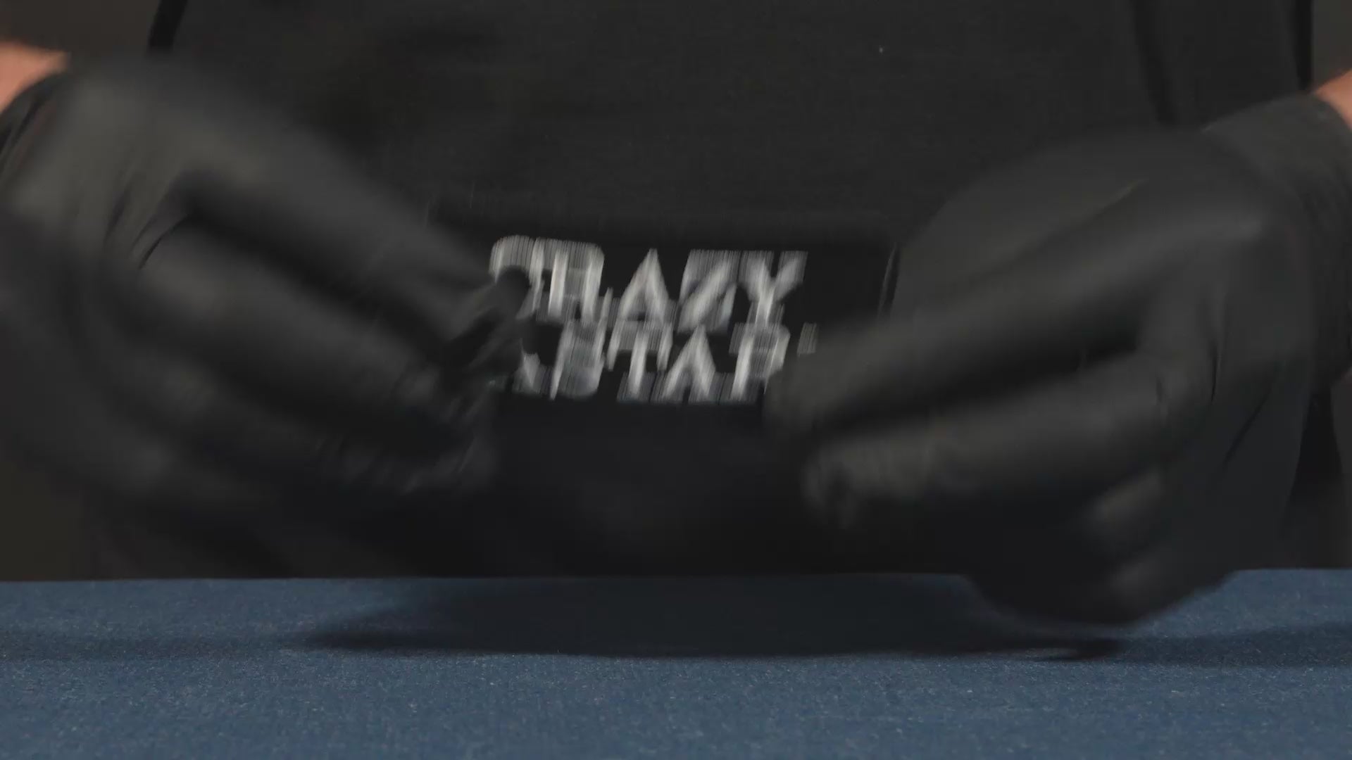 Crazy Bastard Patch Iron On (9 x 4.5cm)