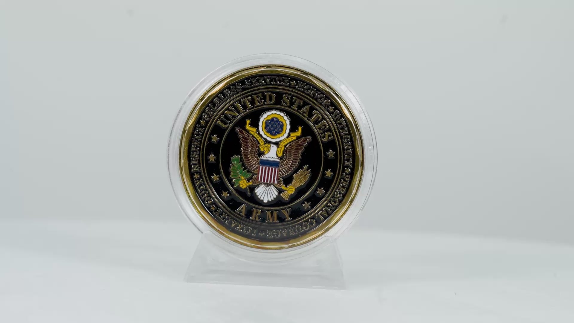 Moneda de desafío del "Yellow Ring" del Ejército de EE. UU.
