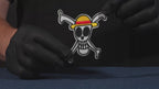 Pirate Skull & Crossed Bones Patch Iron On (8 x 8cm)