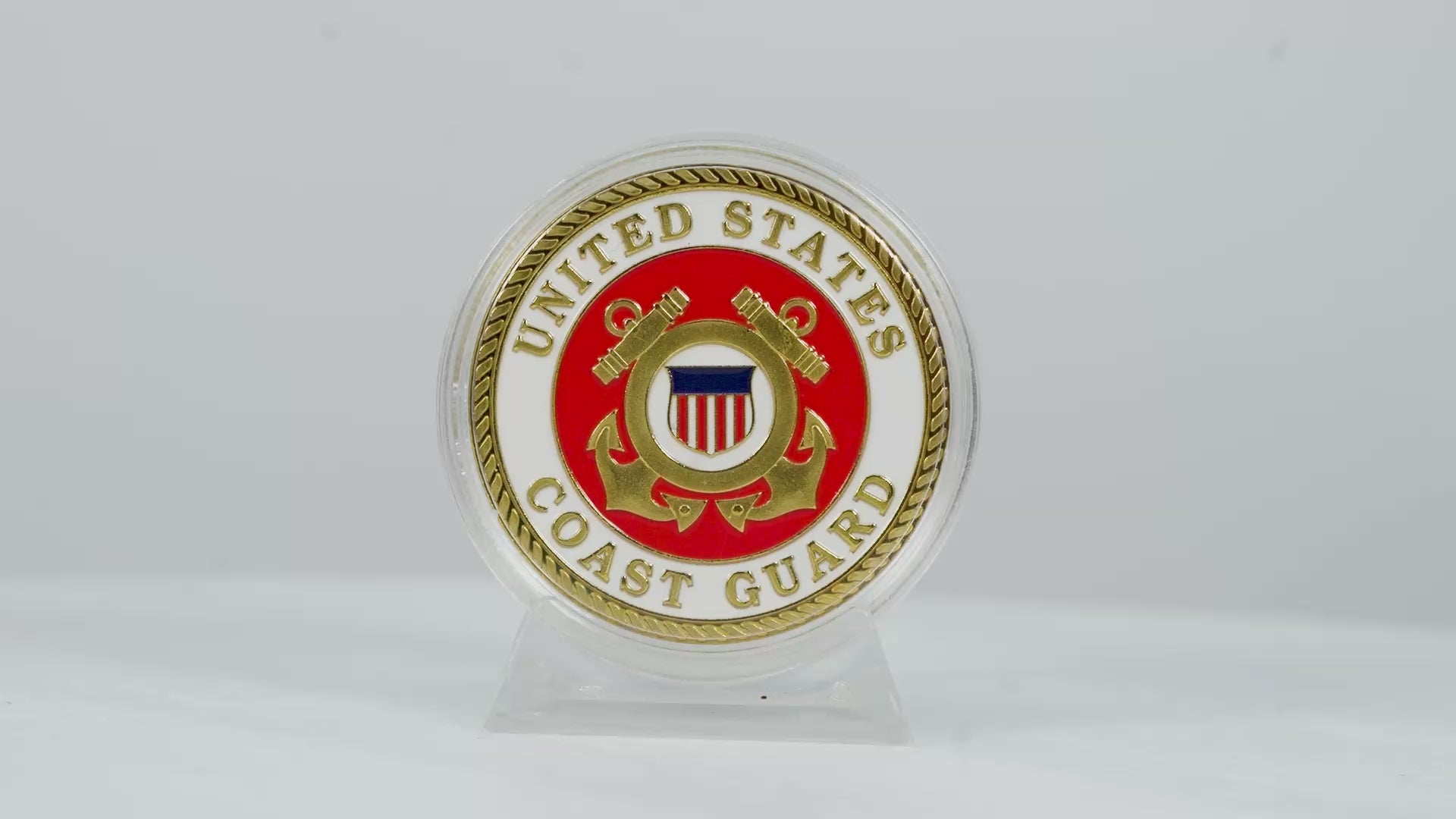 Moneda Conmemorativa de la Guardia Costera de EE. UU. – Edición Oración del Valor del Héroe