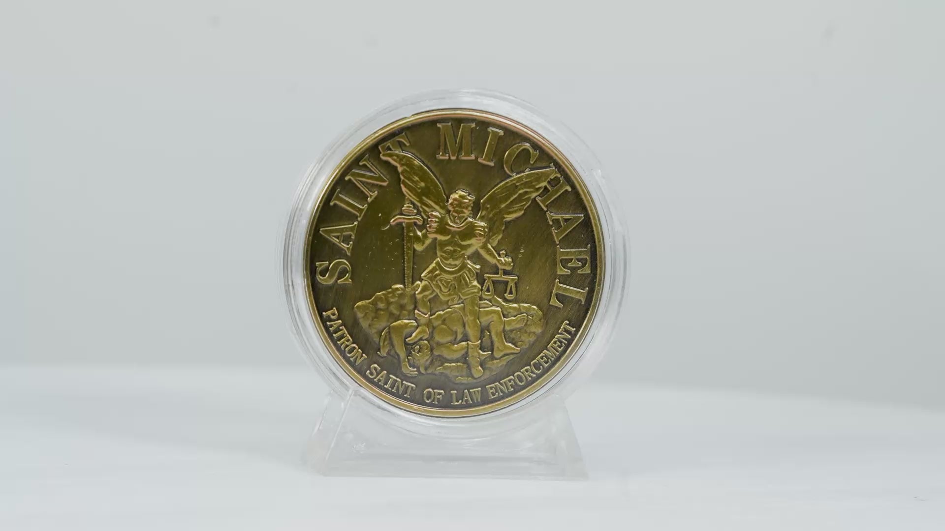 Moneda conmemorativa del Departamento de Policía de Cincinnati y del Departamento de San Miguel