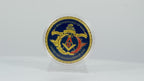 Freemasons Blue & Gold Challenge Coin – Symbol of Brotherhood, Wisdom &  Legacy