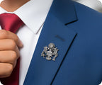 Presidential Seal United States USA Silver Pin Badge