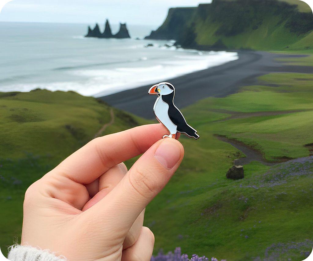 Puffin Bird Pin Badge