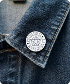 Protected By Witchcraft Enamel Pin Badge