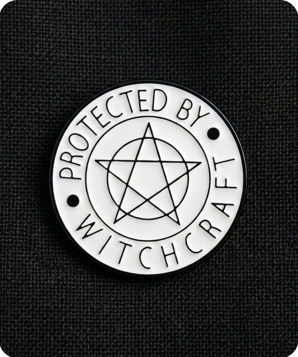 Protected By Witchcraft Enamel Pin Badge