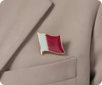 Qatar Flag Pin Badge