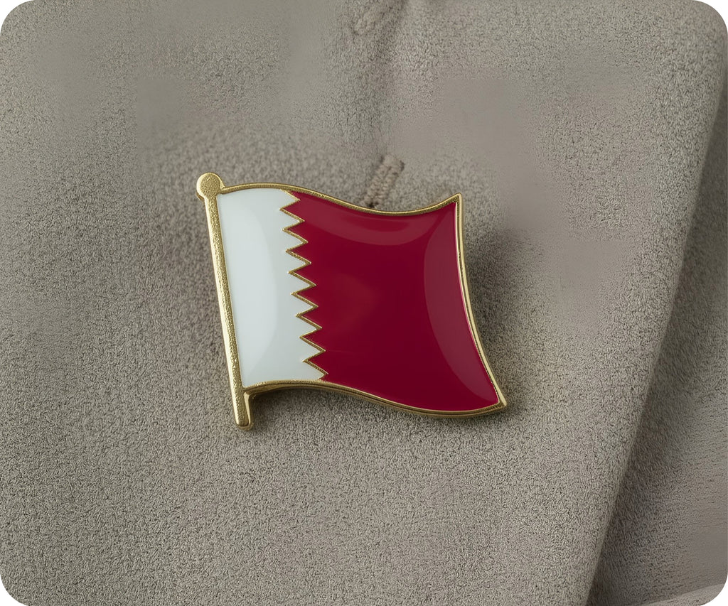 Qatar Flag Pin Badge