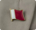 Qatar Flag Pin Badge