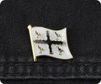 Flintshire English County Flag Pin Badge