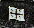 Flintshire English County Flag Pin Badge