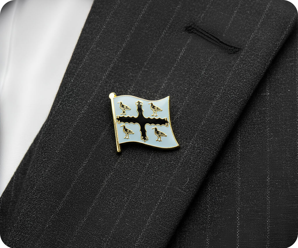 Flintshire English County Flag Pin Badge
