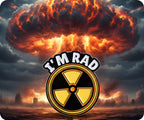 I'm Rad! Radiation Radioactive Pin Badge