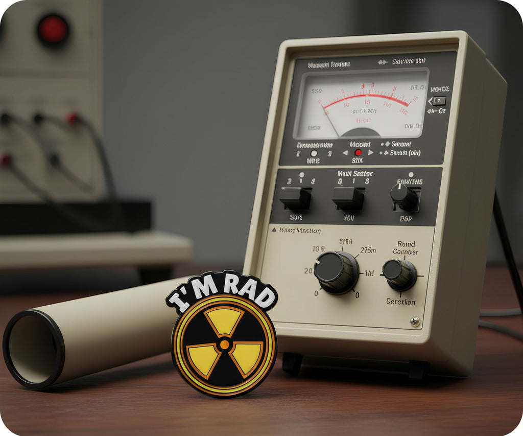 I'm Rad! Radiation Radioactive Pin Badge