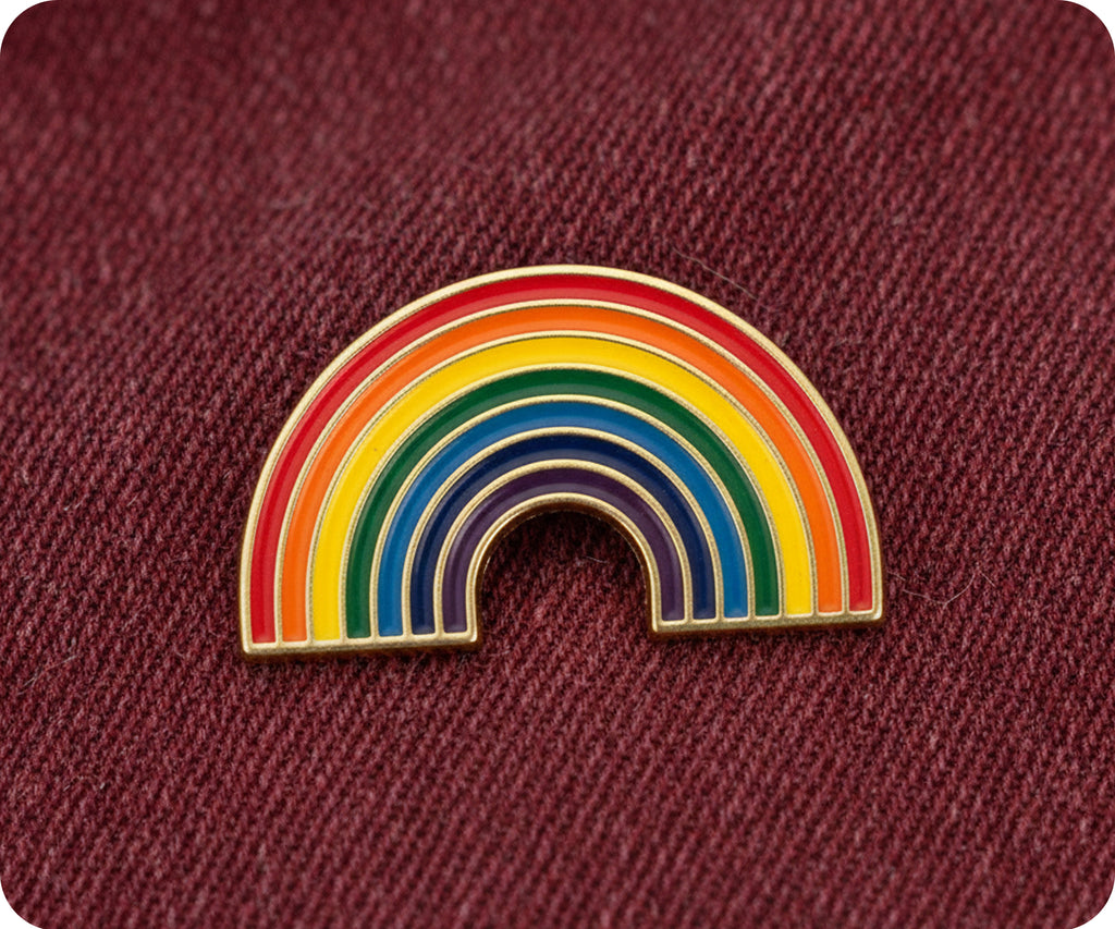 LGBTQI+ Rainbow Pride Pin Badge