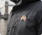Rainbow & United Kingdom UK Friendship Pin Badge