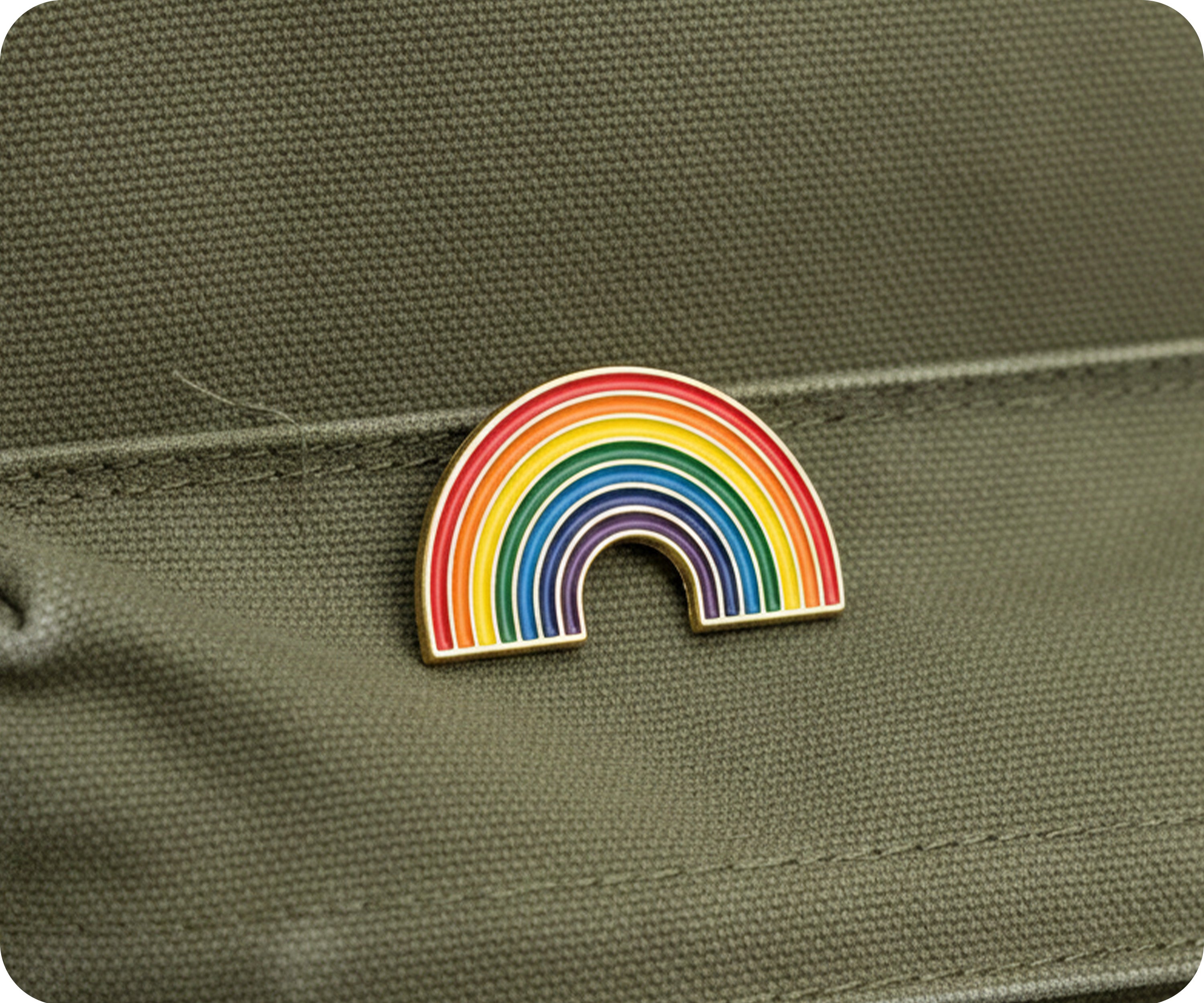 LGBTQI+ Rainbow Pride Pin Badge