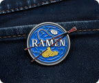 NASA Funny Ramen Pin Badge