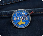 NASA Funny Ramen Pin Badge