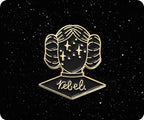Leia Rebel Space Pin Badge