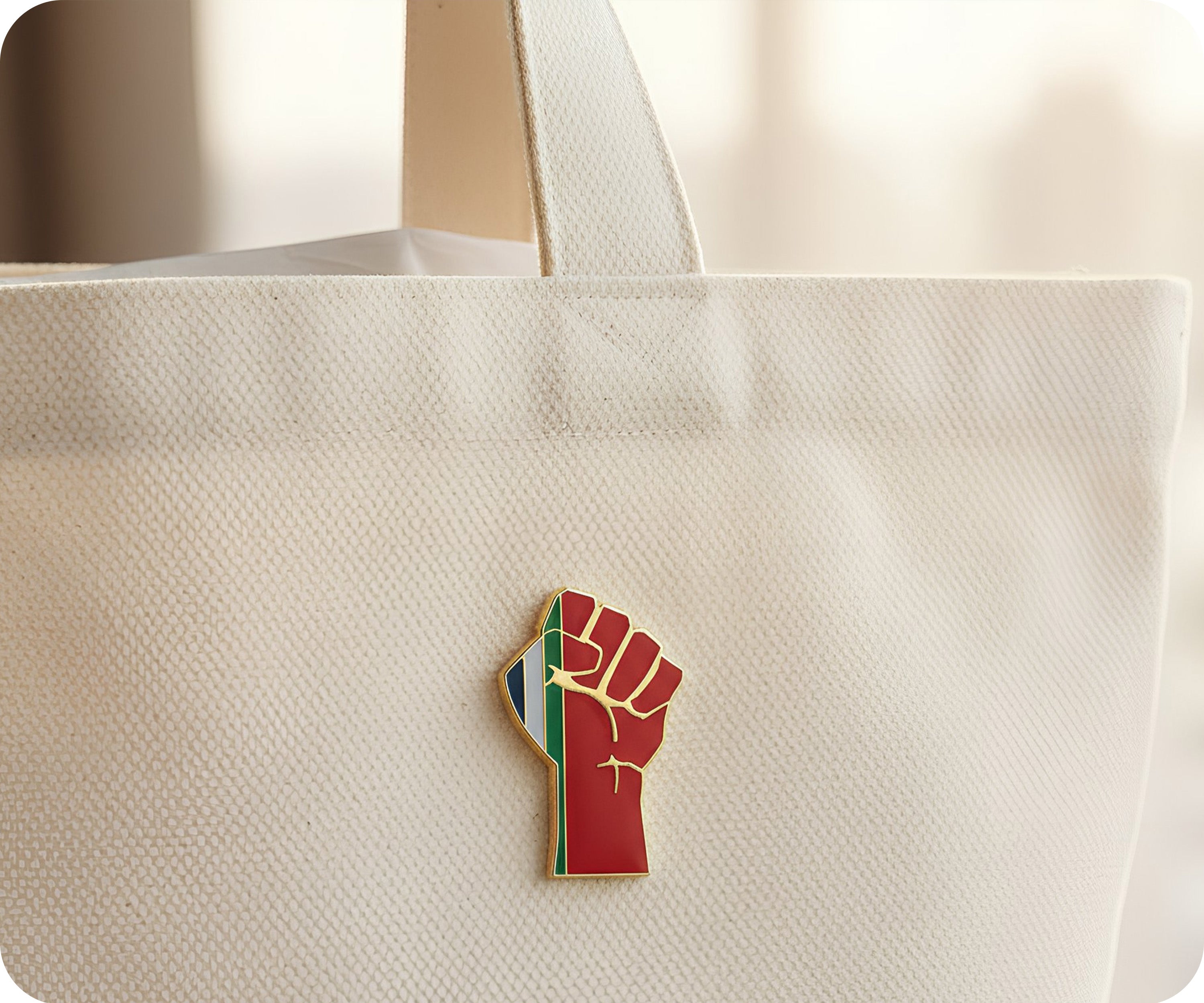 South Moluccans (South Maluku) Fist Flag Pin Badge