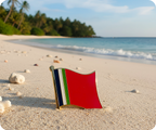 South Moluccans (South Maluku) Flag Pin Badge
