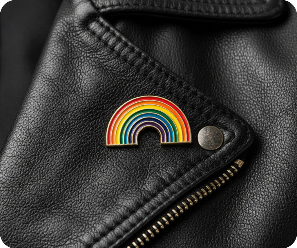 LGBTQI+ Rainbow Pride Pin Badge