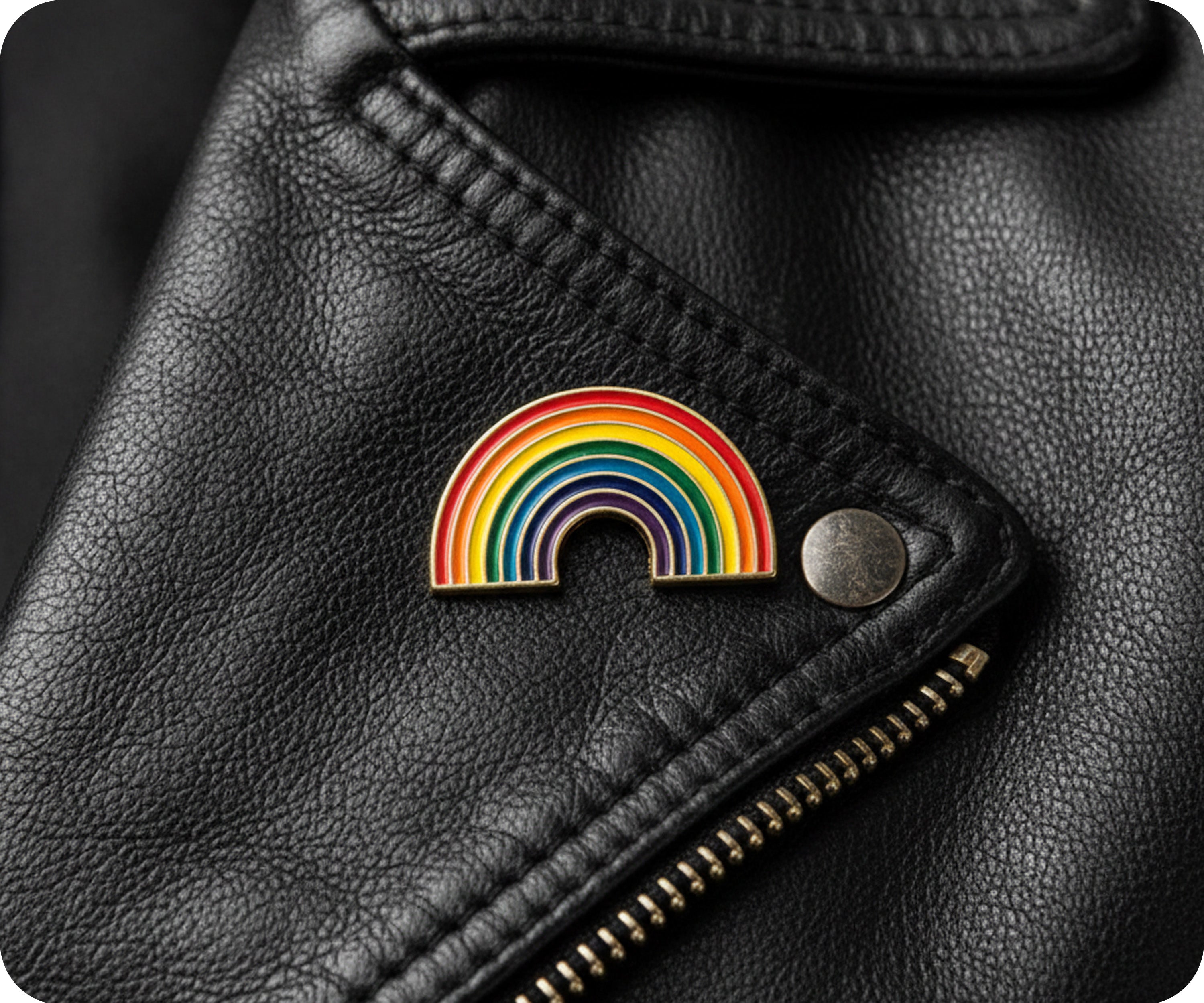 LGBTQI+ Rainbow Pride Pin Badge