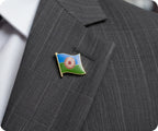 Flag of the Romani People Pin Badge