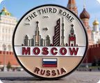 Moscow The Third Rome Russia Pin Badge