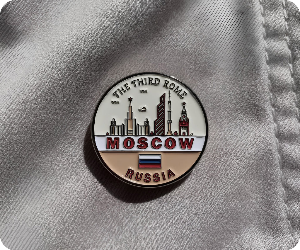 Moscow The Third Rome Russia Pin Badge