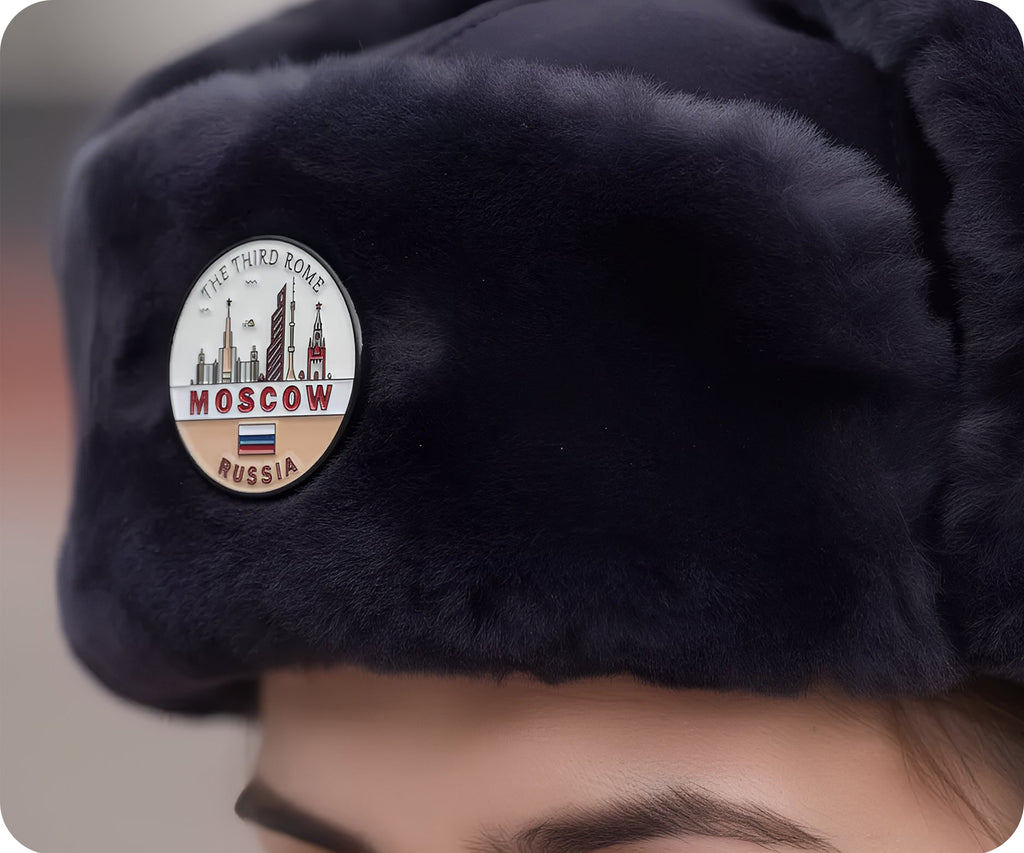 Moscow The Third Rome Russia Pin Badge